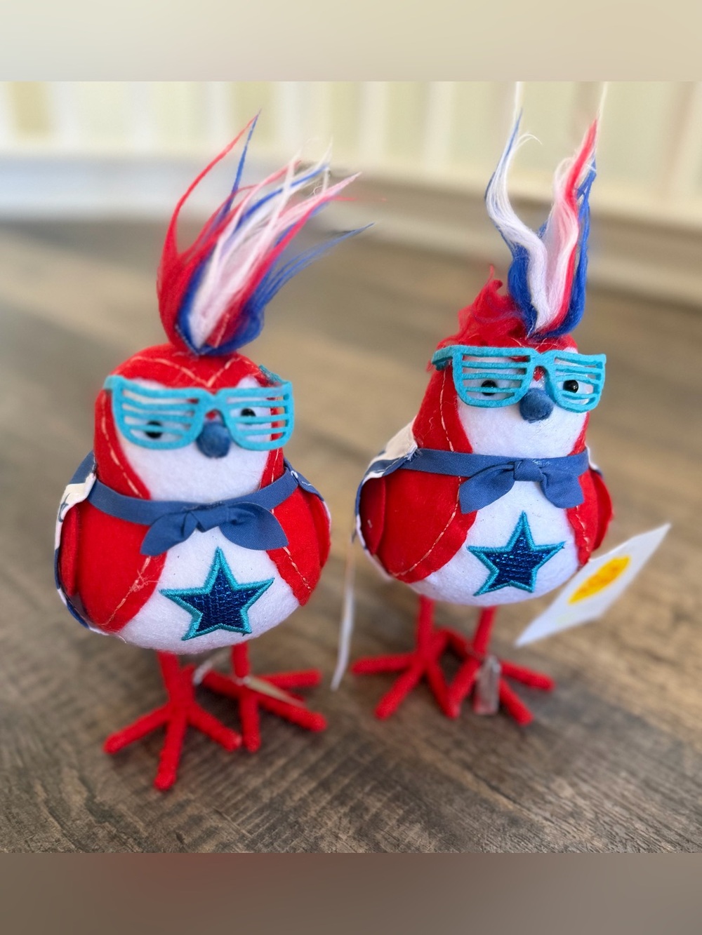 Target Sun Squad 2025 HERO Featherly Friends Fabric Bird Patriotic Collectible-2